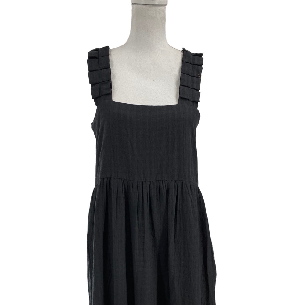 Mirth NEW Tuckernuck Exclusive Black Rio Cotton Handmade Maxi Dress Size S - Picture 5 of 12